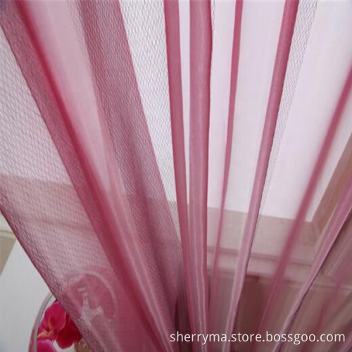Latest product good transparency organza modern curtain